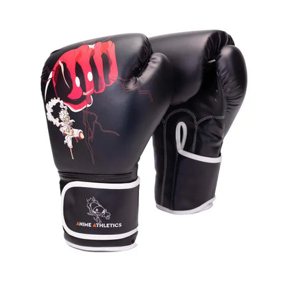 Anime Athletics Boxhandschuhe BAJURANGU GUN schwarz-weiß - ELITE Version