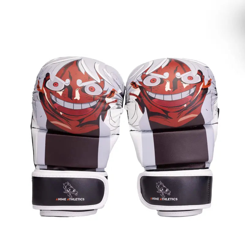 Anime Athletics MMA Handschuhe GATORINGU schwarz-weiß Sparring Faustschützer