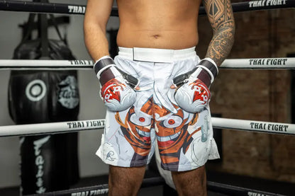 Anime Athletics MMA Handschuhe GATORINGU schwarz-weiß Sparring Faustschützer