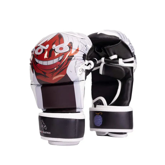 Anime Athletics MMA Handschuhe GATORINGU schwarz-weiß Sparring Faustschützer