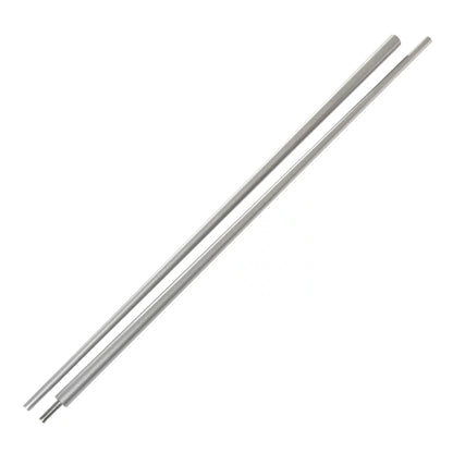 Bo-Stab 182 cm Graphit konisch silber - 2 teilig und zerlegbarer Langstock