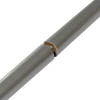Bo-Stab 182 cm Graphit konisch silber - 2 teilig und zerlegbarer Langstock