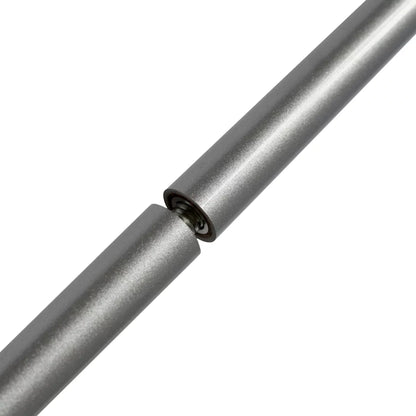 Bo-Stab 182 cm Graphit konisch silber - 2 teilig und zerlegbarer Langstock