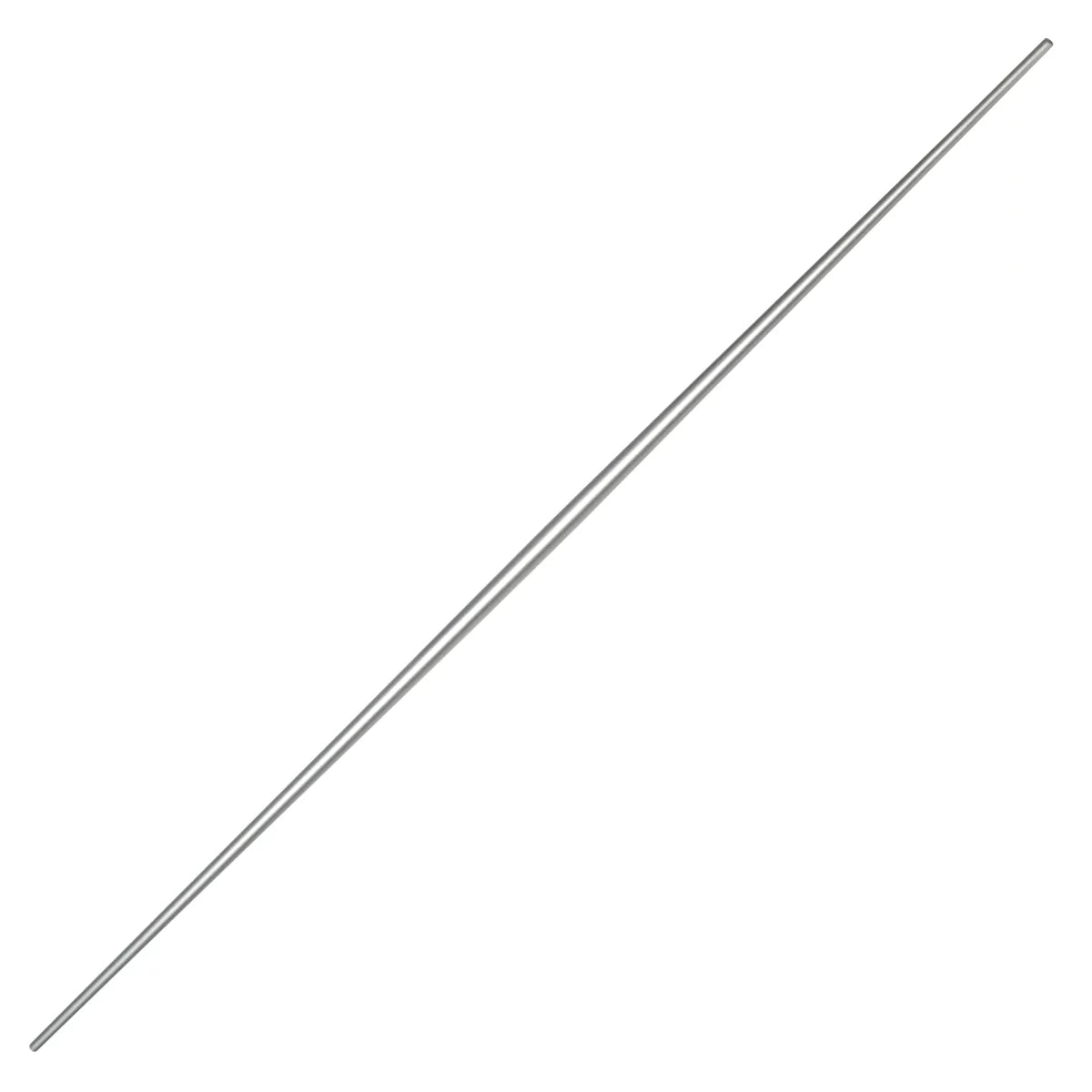 Bo-Stab 182 cm Graphit konisch silber - 2 teilig und zerlegbarer Langstock