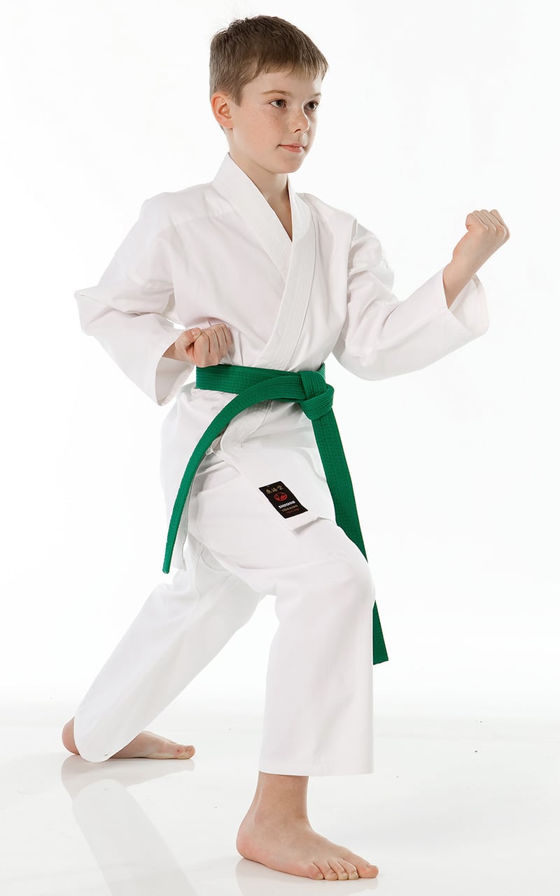 Karategi TOKAIDO SHOSHIN, 8oz Karateanzug Kinder weiß