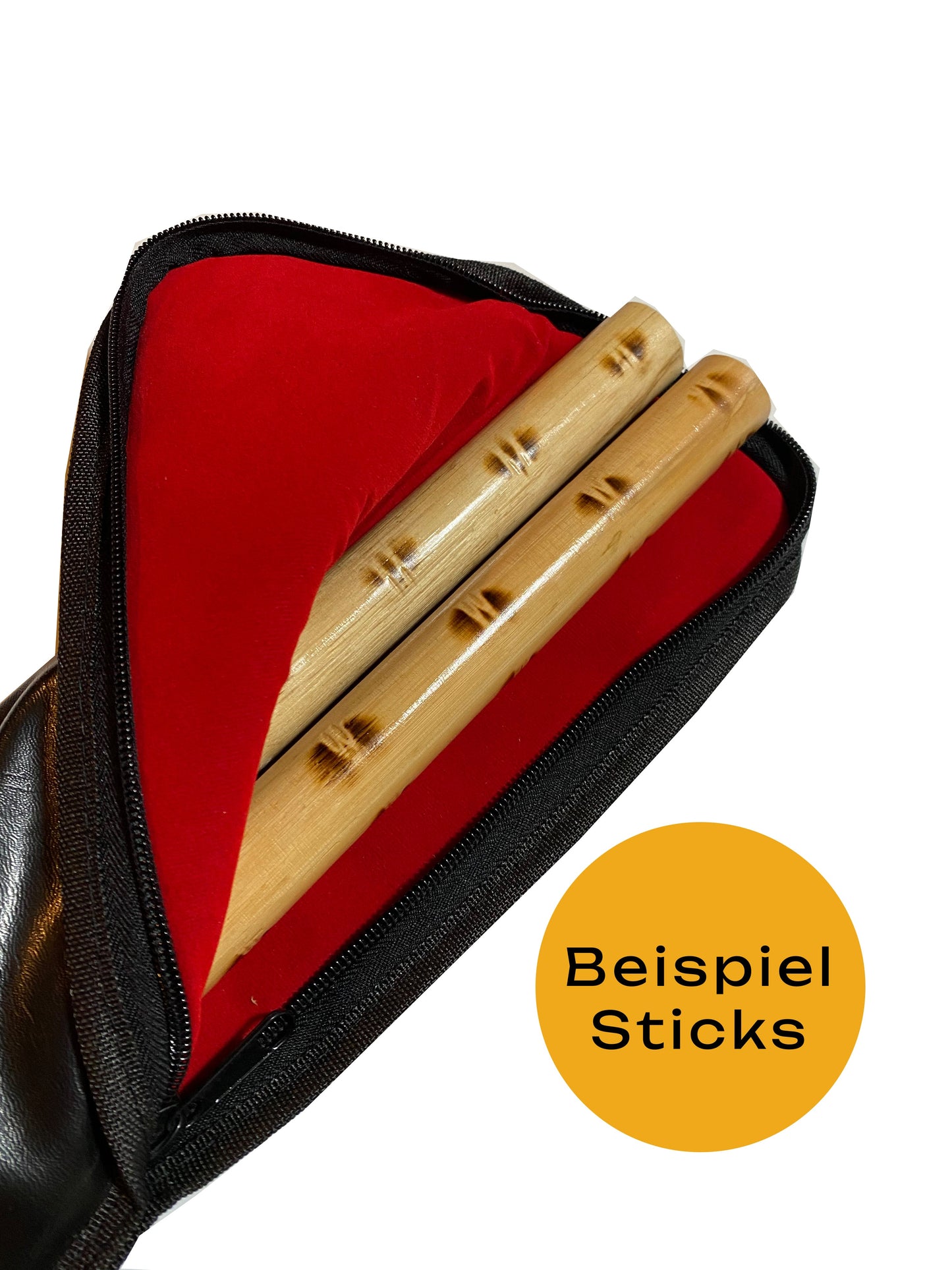 SET Escrima Stock schwarz mit Waffentasche - 65 cm stabile Ausführung