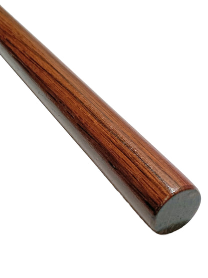 TEKKA BUDO BO Stab - Roteiche 182 cm - Gerade Form - Trainingsstab Langstock Holz