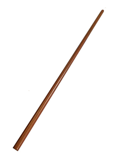 TEKKA BUDO BO Stab - Roteiche 182 cm - Gerade Form - Trainingsstab Langstock Holz