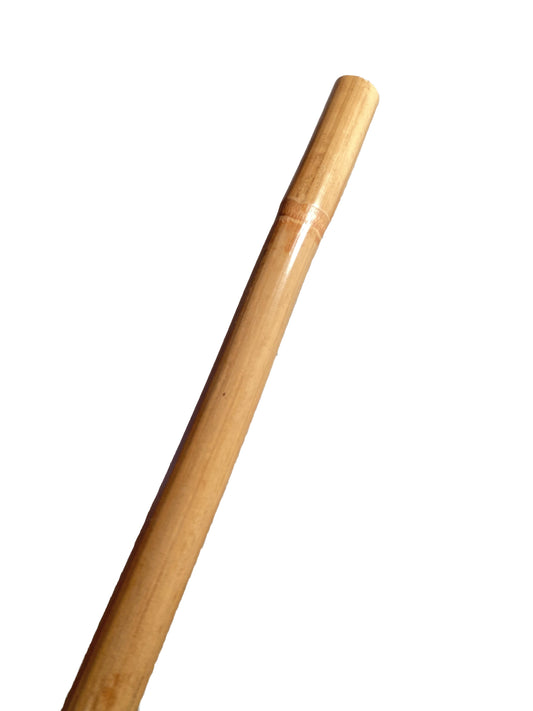 TEKKA BUDO Bo Stab 152 cm Rattan mit Schale - Jugend Langstock Vollkontakt ungeschält