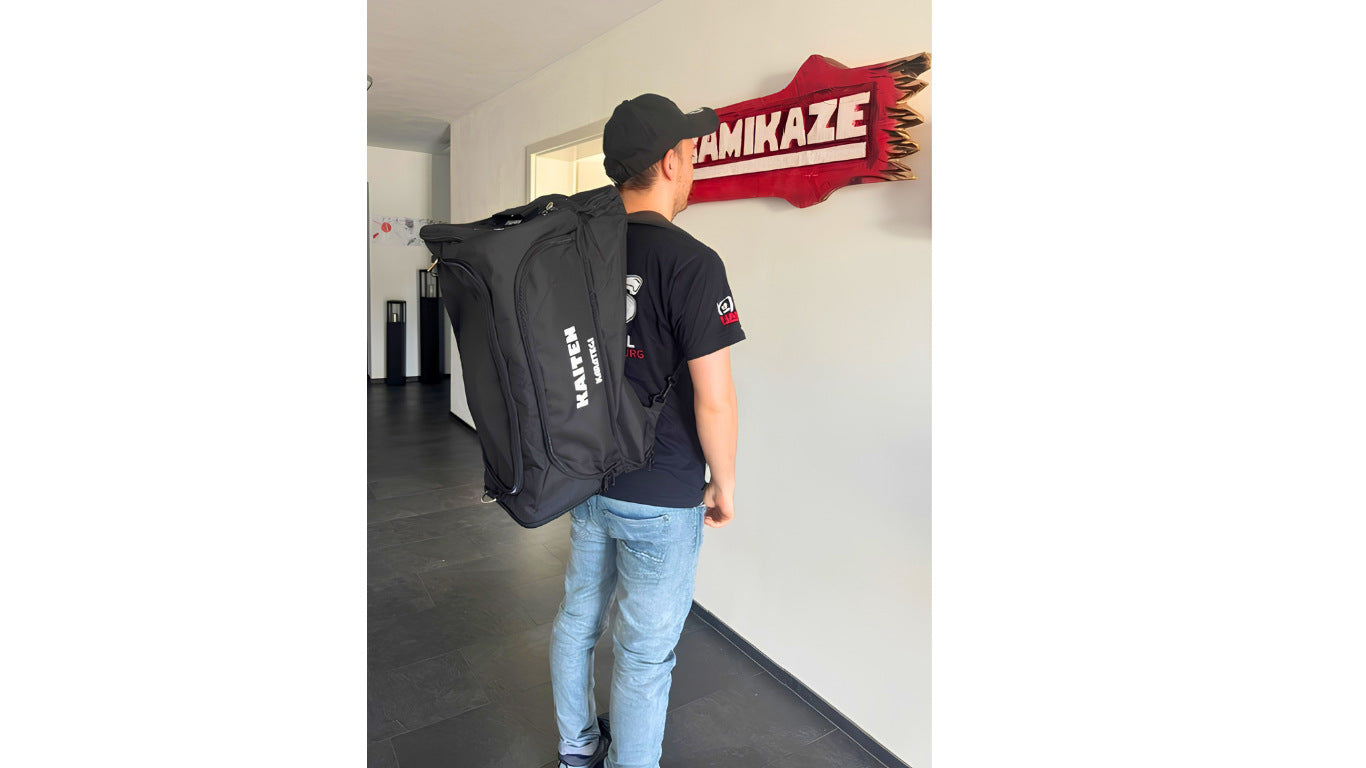 Kaiten Karate Rucksack-Tasche schwarz - 62x33x33 cm Sporttasche