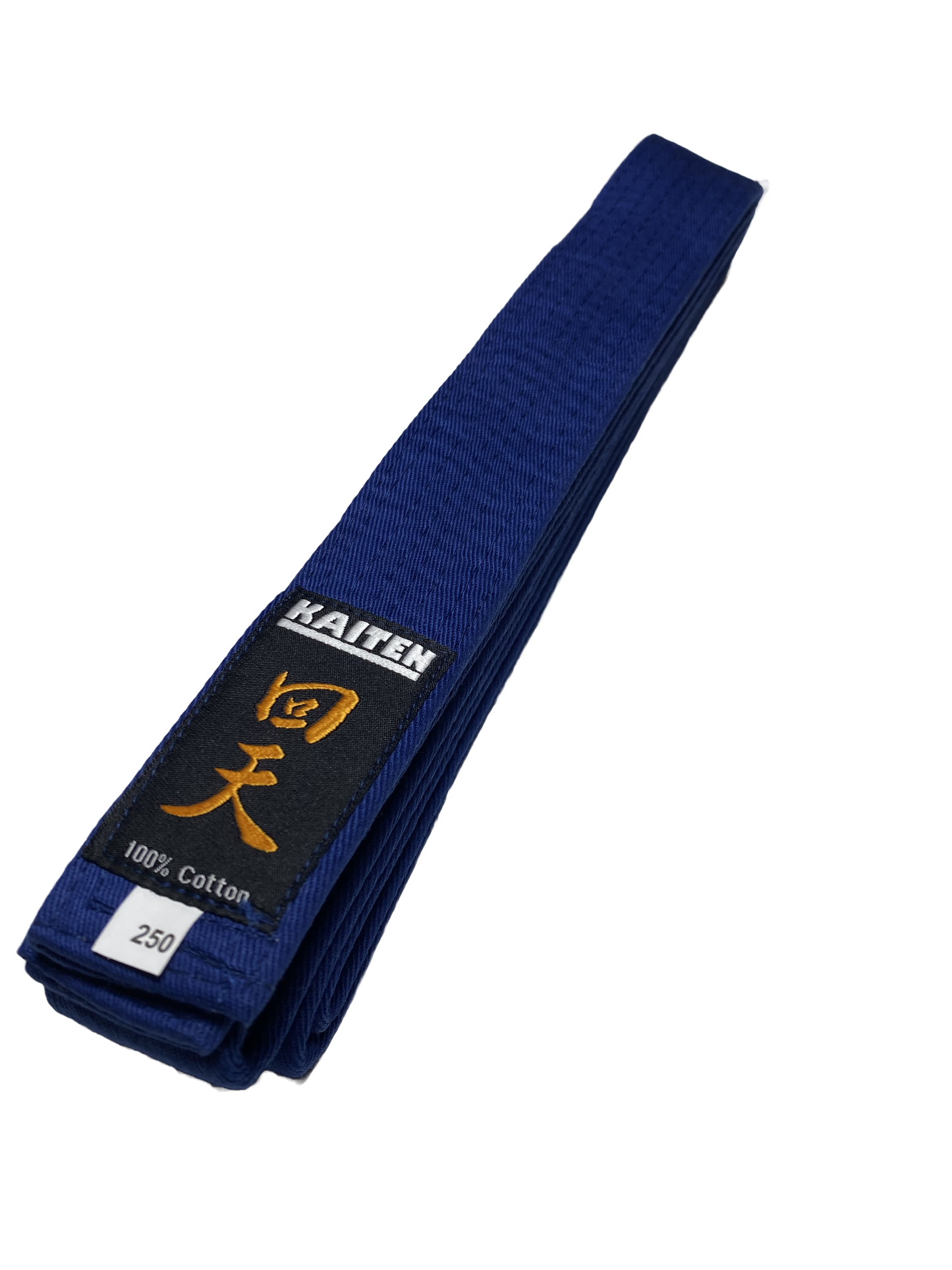 KAITEN Karategürtel Blau - 4 cm Breit - Baumwolle Blaugurt - Länge 230 bis 350 cm