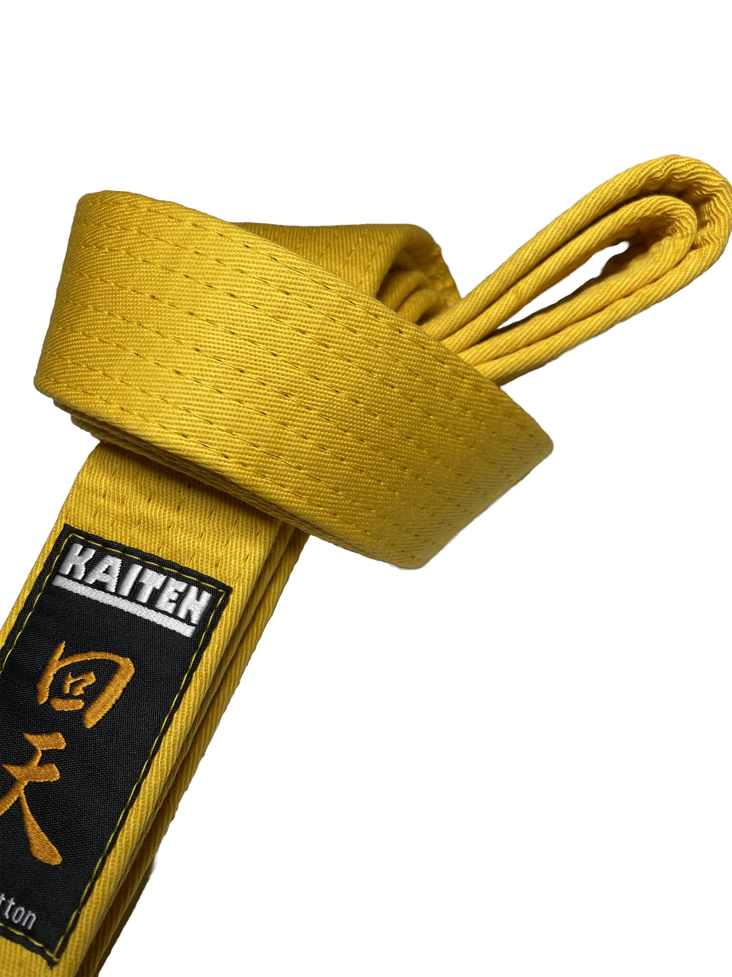 KAITEN Karategürtel Gelb - 4 cm Breit - Baumwolle Gelbgurt - Länge 230 bis 350 cm