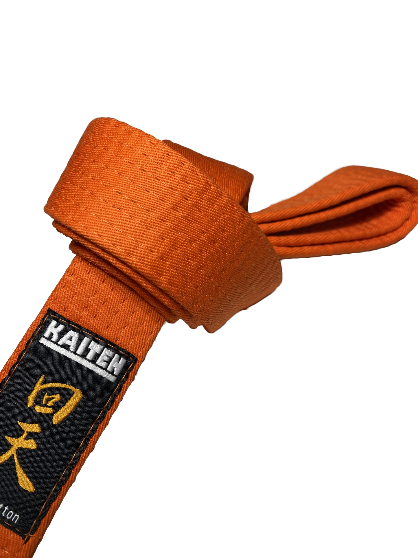 KAITEN Karategürtel Orange - 4 cm Breit - Baumwolle Orangegurt - Länge 230 bis 350 cm
