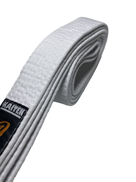 KAITEN Karategürtel Weiß - 4 cm Breit - Baumwolle Weißgurt - Länge 230 bis 350 cm