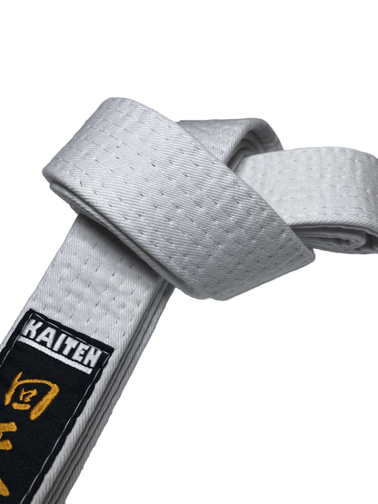 KAITEN Karategürtel Weiß - 4 cm Breit - Baumwolle Weißgurt - Länge 230 bis 350 cm