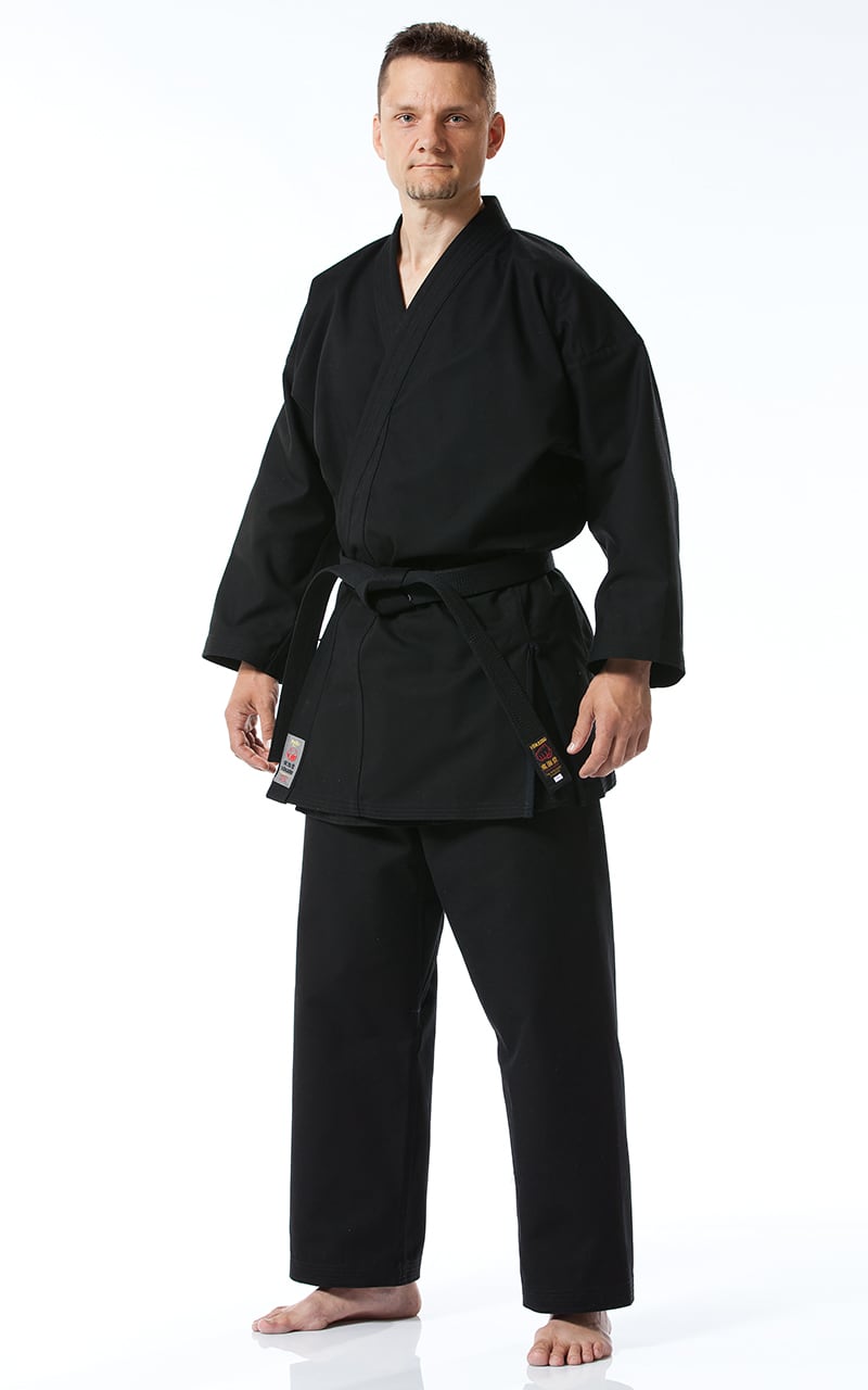 KARATE GI, TOKAIDO BUJIN KURO, 14oz Karateanzug schwarz
