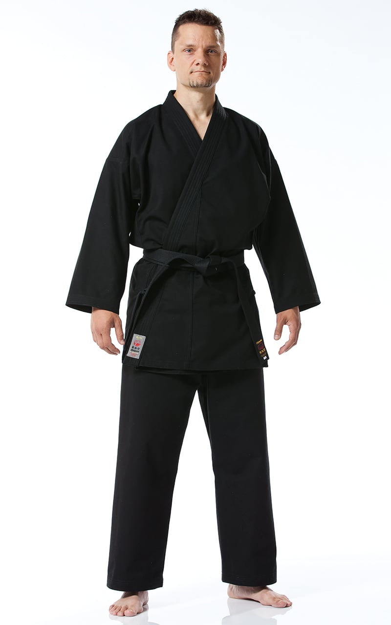 KARATE GI, TOKAIDO BUJIN KURO, 14oz Karateanzug schwarz