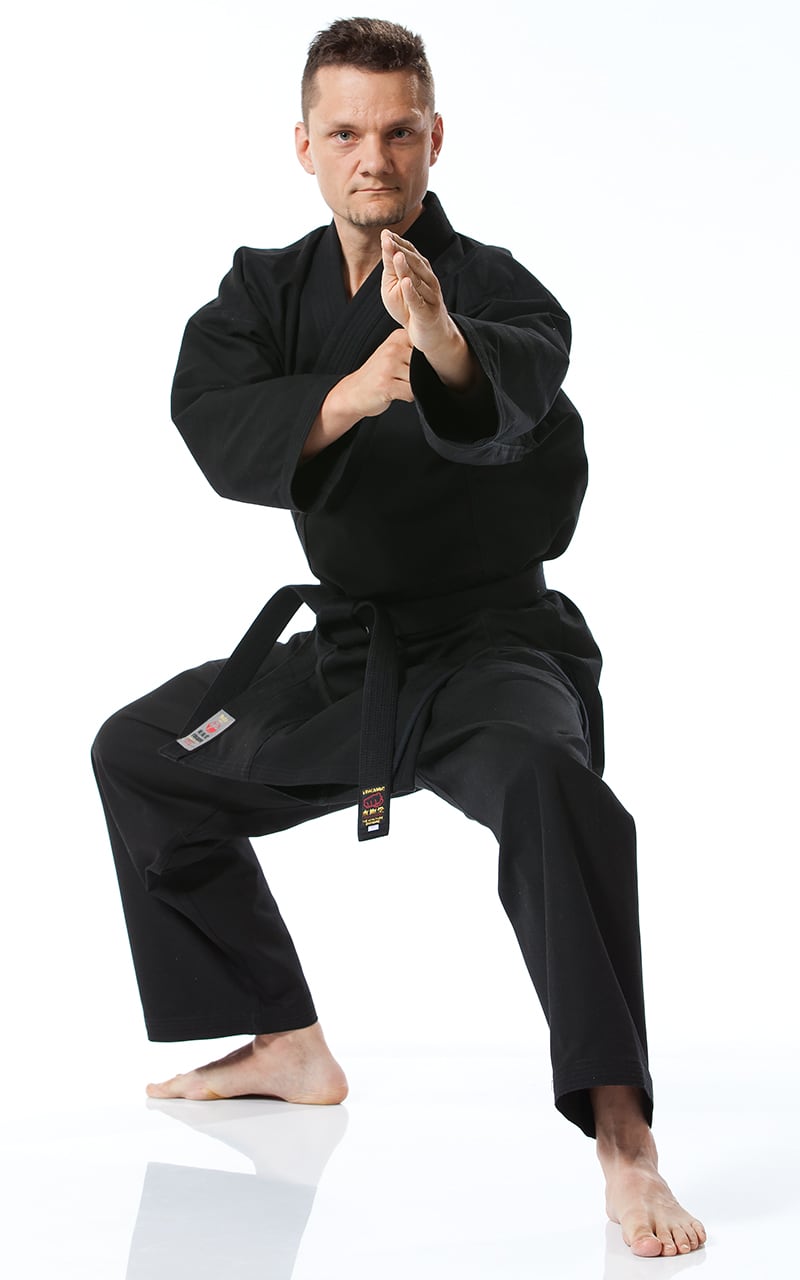 KARATE GI, TOKAIDO BUJIN KURO, 14oz Karateanzug schwarz