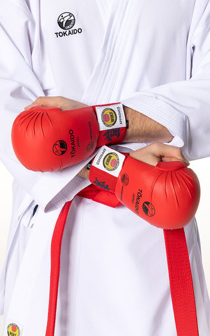 Karate Faustschützer, TOKAIDO Kanji, WUKF - Rot