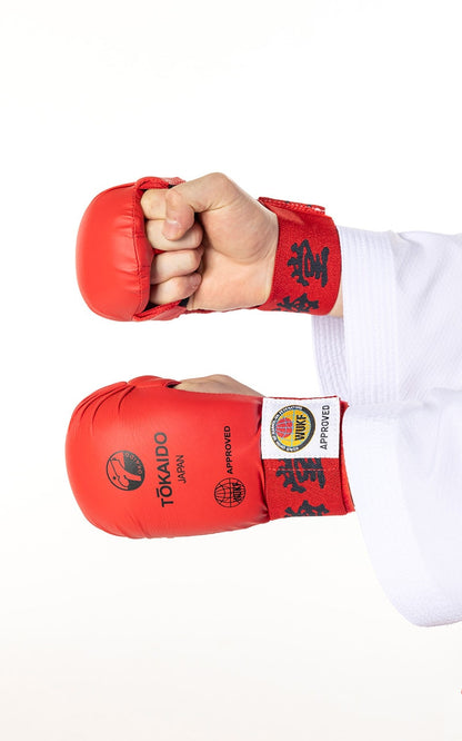 Karate Faustschützer, TOKAIDO Kanji, WUKF - Rot