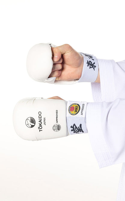 Karate Faustschützer, TOKAIDO Kanji, WUKF - Weiß