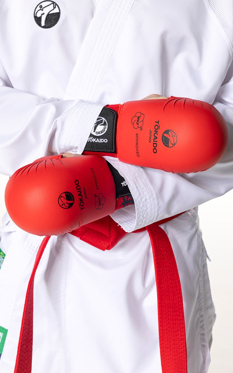 Karate Faustschützer, TOKAIDO Kanji, WKF - Rot