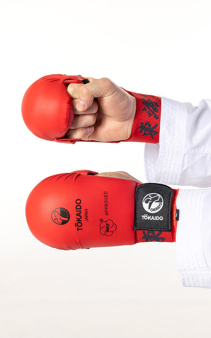 Karate Faustschützer, TOKAIDO Kanji, WKF - Rot