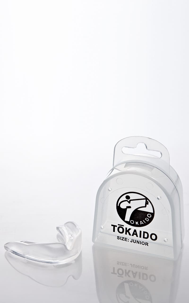Karate Zahnschutz, TOKAIDO, Transparent. Inkl. Box - Transparent