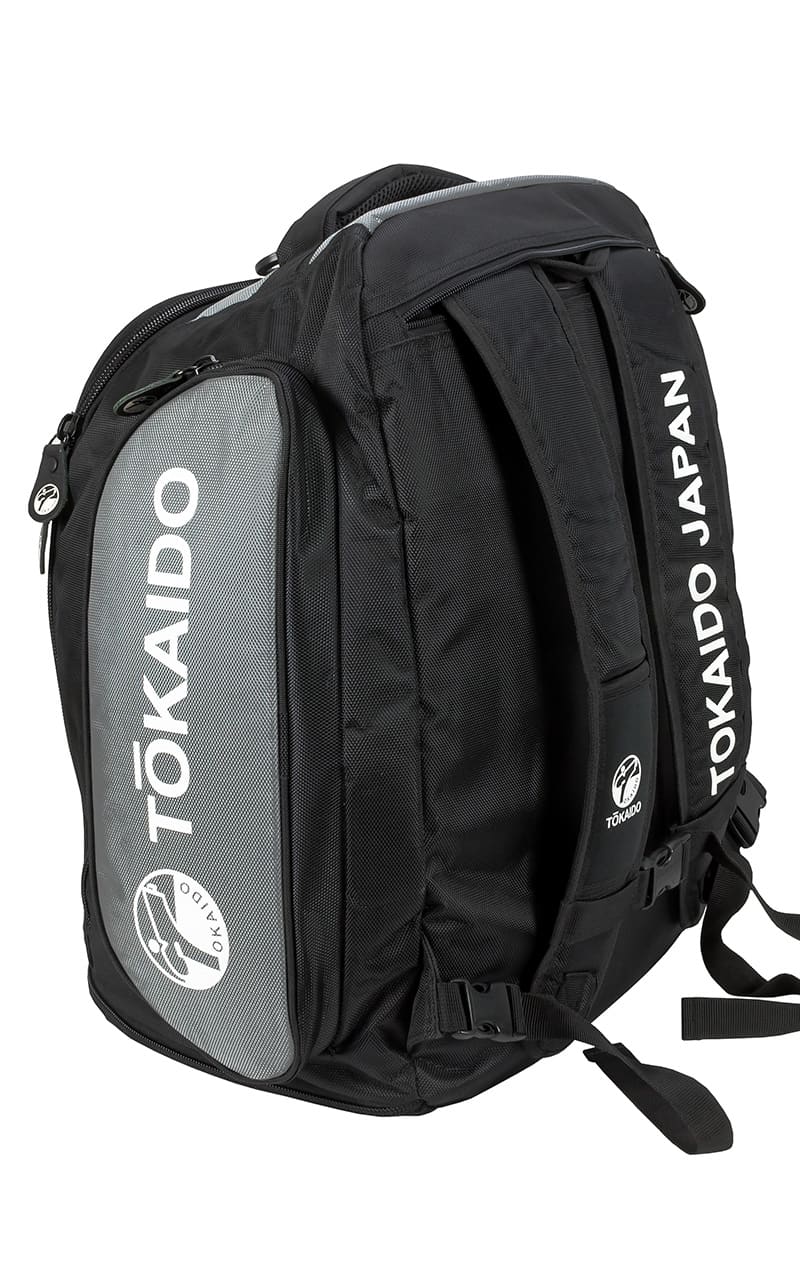 Karate Multifunktionstasche, TOKAIDO Monster Bag, schwarz / grau - Rucksack-Tasche