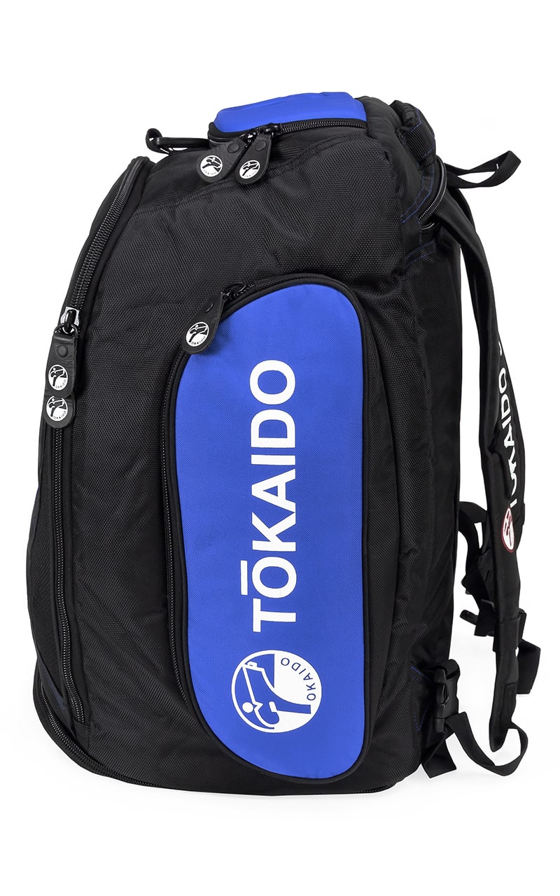TOKAIDO Karate Tasche Monster Bag PRO, schwarz-blau - Multifunktionstasche Rucksack (Kopie)