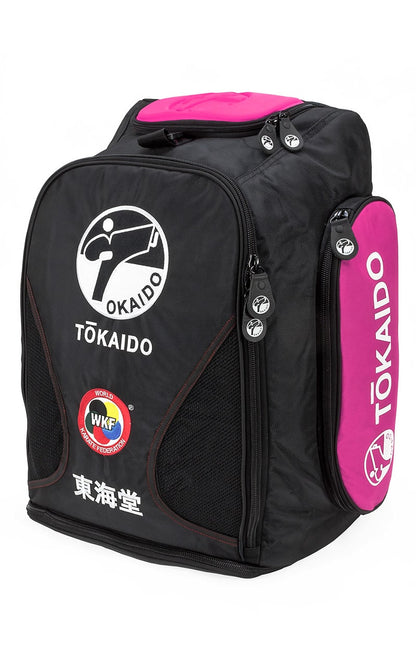 TOKAIDO Karate Tasche Monster Bag PRO, schwarz-pink - Multifunktionstasche Rucksack
