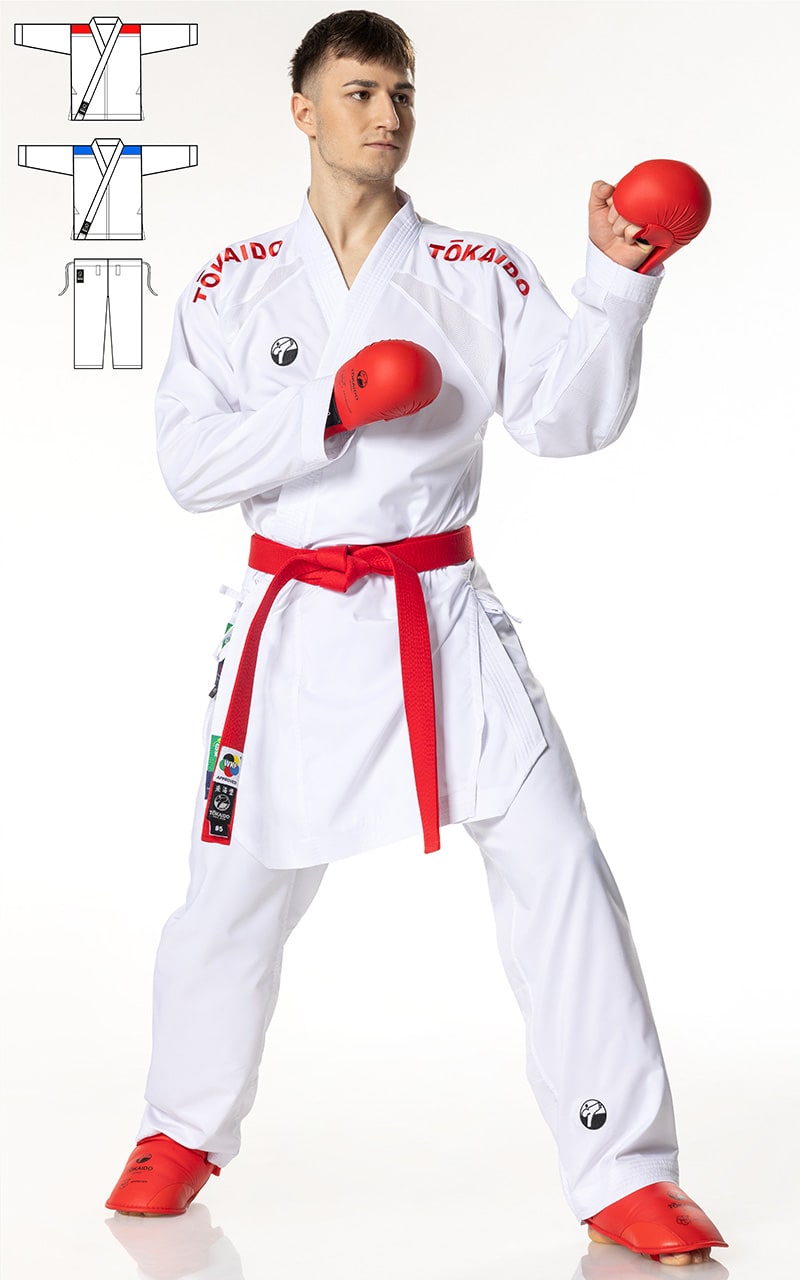 Karategi Set, TOKAIDO Recycled, 3oz Karateanzug