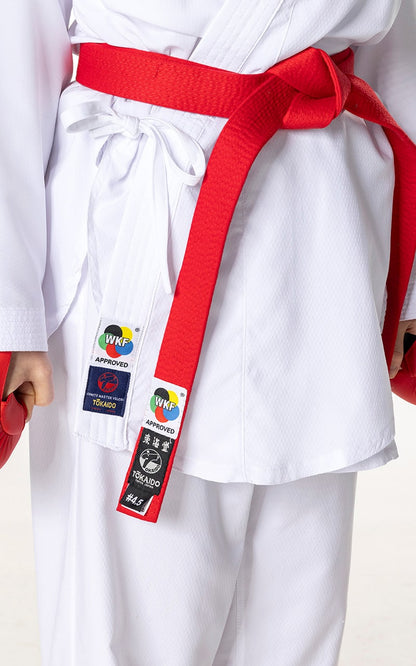 TOKAIDO KUMITE MASTER Velcro, WKF, 3,5oz Karateanzug