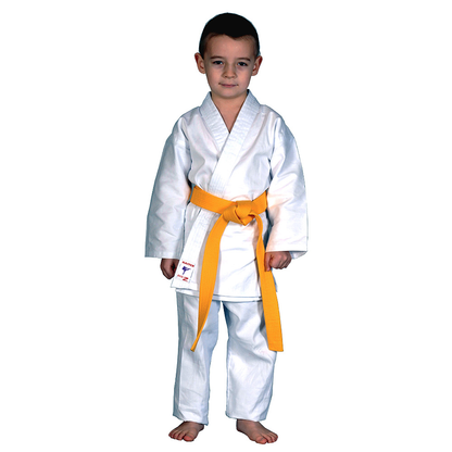 KAITEN Einsteiger Karateanzug Eco 2 - Karate Gi weiß 7 oz Baumwolle - Hose mit Gummizug