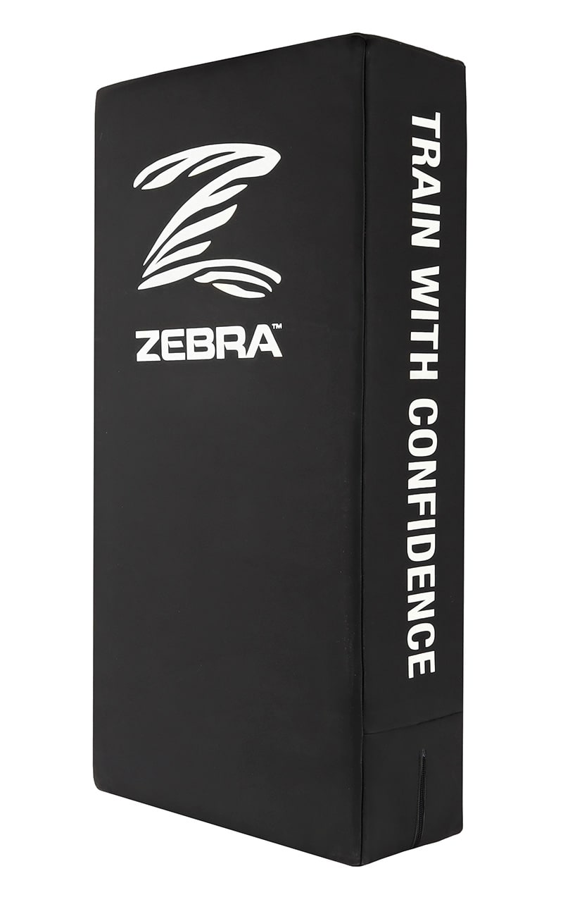 ZEBRA Schlagpolster Kick Shield Performance schwarz - 75 x 35 x 15 cm - MMA Kickboxen Taekwondo
