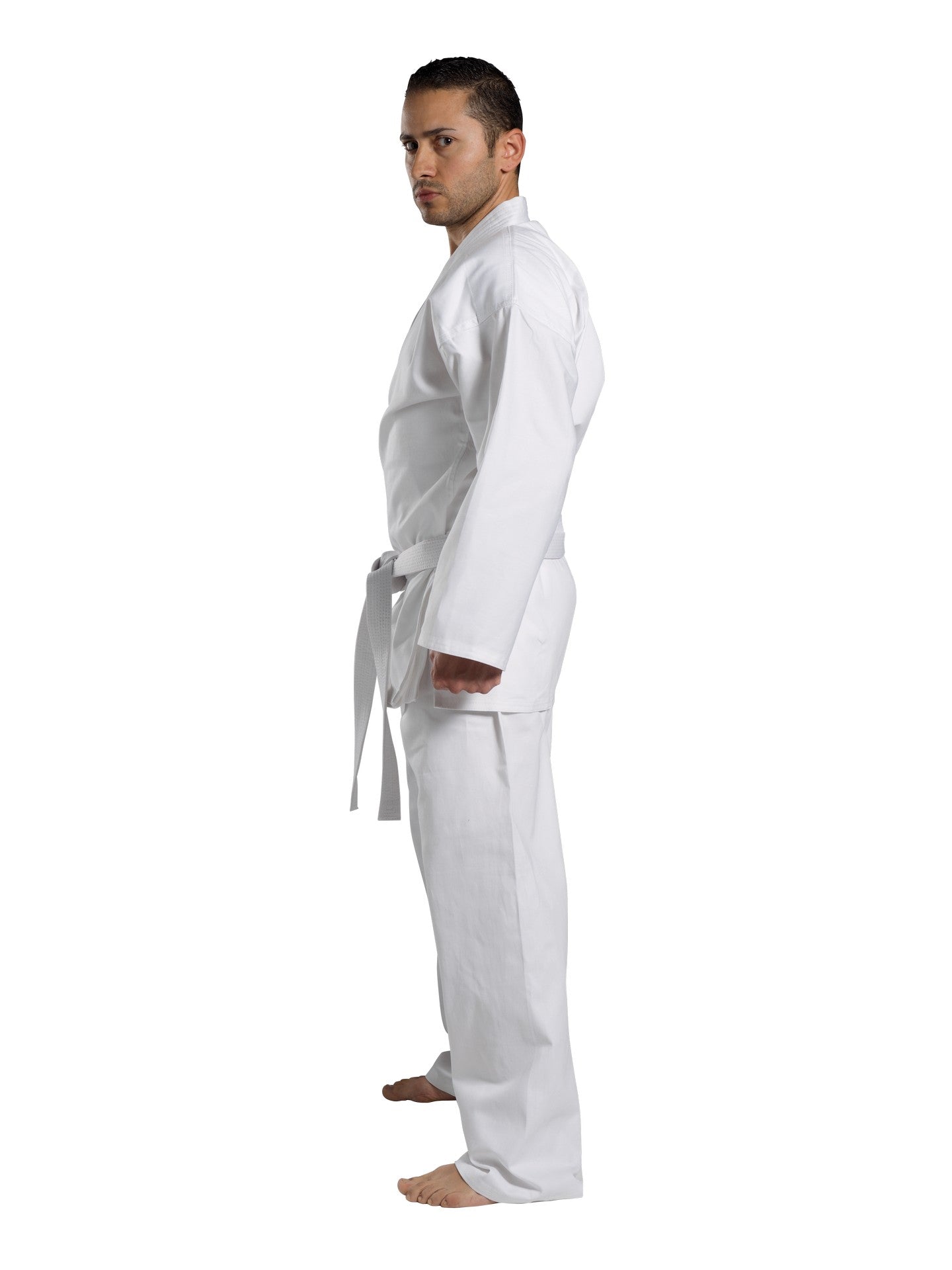 KWON (R) Taekwondo Anzug Traditional weiß, Hose mit Elastikbund