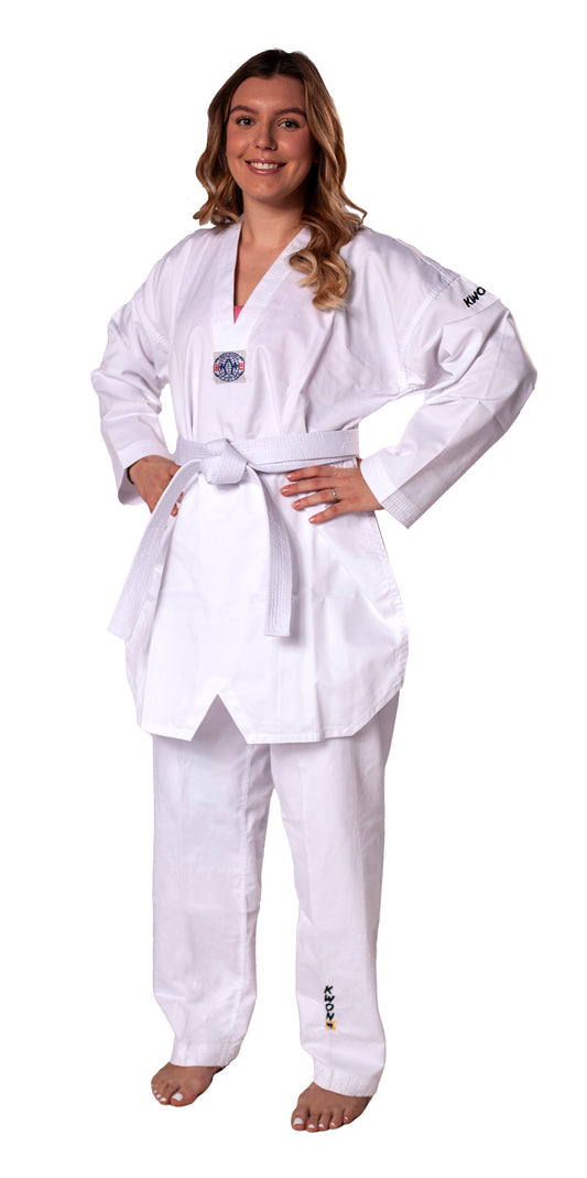 KWON (R) Taekwondo Anzug Hadan Plus weißes Revers
