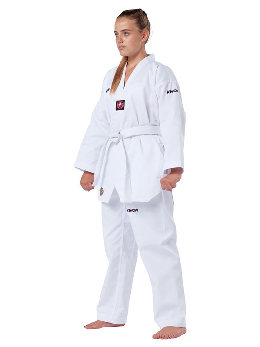 KWON (R) Taekwondo Anzug Victory weißes Revers