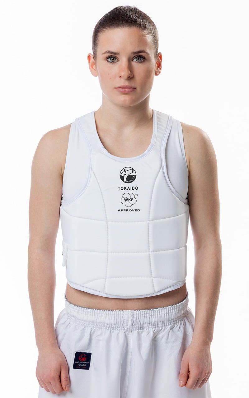 Karate Weste, TOKAIDO Body Guard Pro, WKF - Weiß