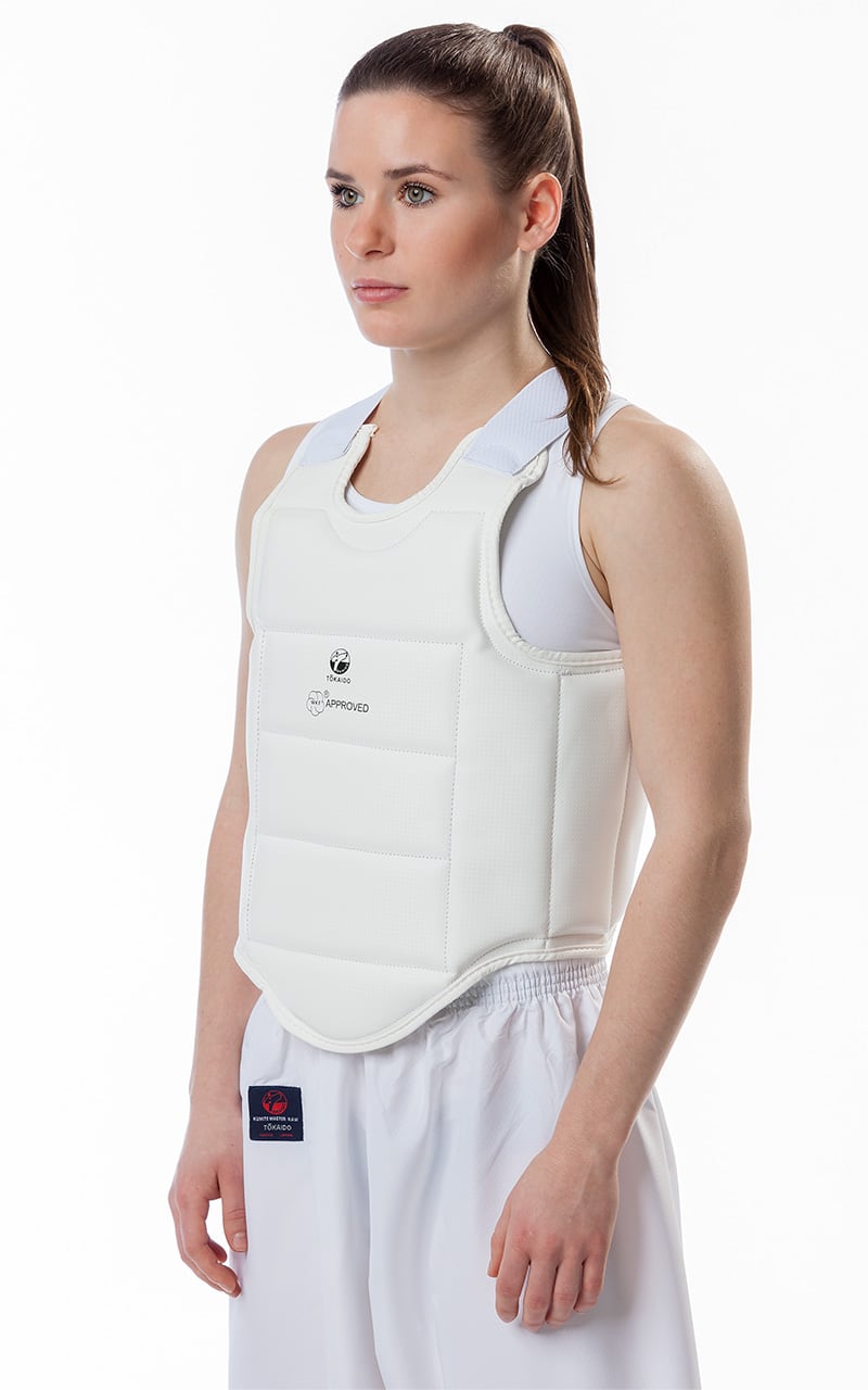 Karate Schutzweste, TOKAIDO Body Guard, WKF - Weiß