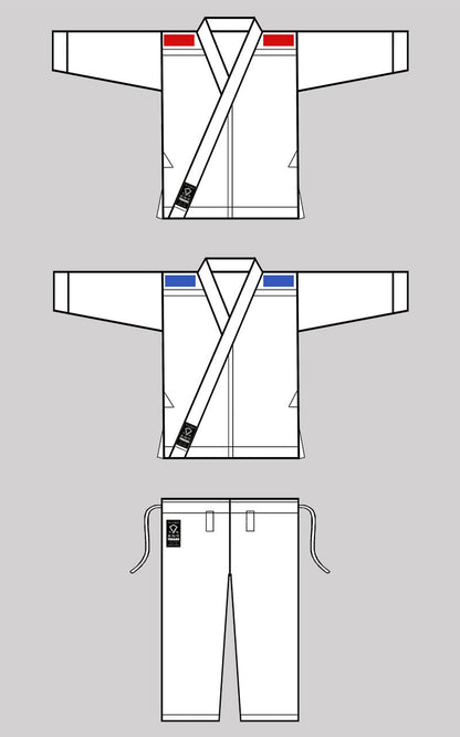 Karategi Set, TOKAIDO Recycled, 3oz Karateanzug