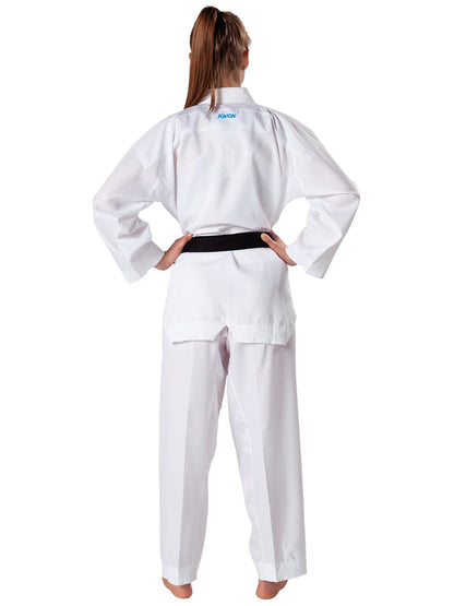 KWON (R) Karateanzug Supralite - Kumite Gi - WKF rec. - Schulterstreifen blau