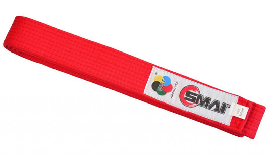 SMAI Karategürtel WKF Wettkampfgürtel rot