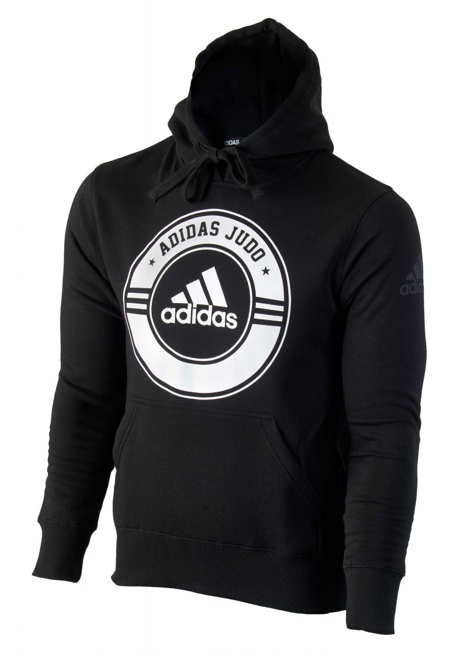 ADIDAS Hoodie Judo schwarz-weiß