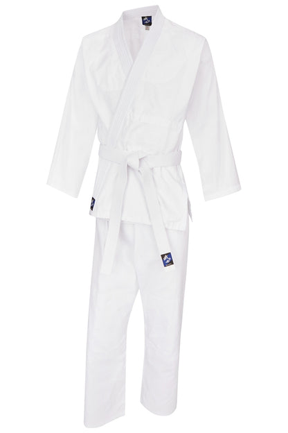 Kinder Judoanzug PX CHALLENGE Gi weiß - Reiskornwebung - Einsteiger Anzug - Inkl. Weißgurt
