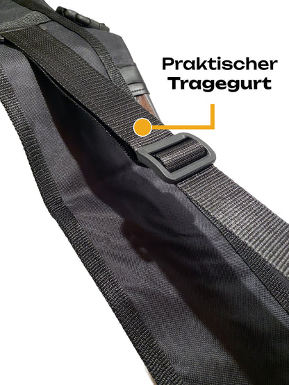 TEKKA BUDO Kampfsport Bo-Waffentasche - Nylon 185 cm - mit Tragegurt - Transporttasche für Bo-Stab